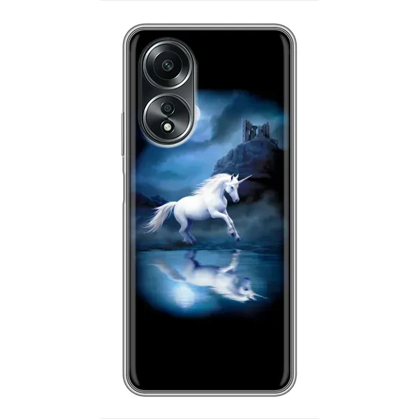 Чехол с рисунком «Единорог» для OPPO A58 (4G) Чехол с рисунком «Единорог» для OPPO A58 (4G)