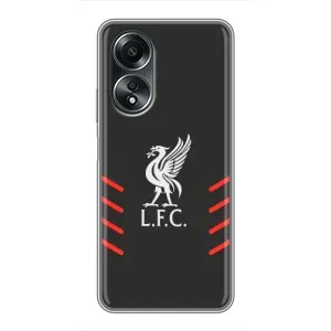 Силиконовые Чехлы принт Футбол на OPPO A58 (4G) (Эмблема Liverpool)