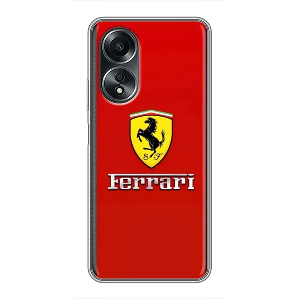 Чехол с рисунком «Ferrari Logo» для OPPO A58 (4G) Чехол с рисунком «Ferrari Logo» для OPPO A58 (4G)