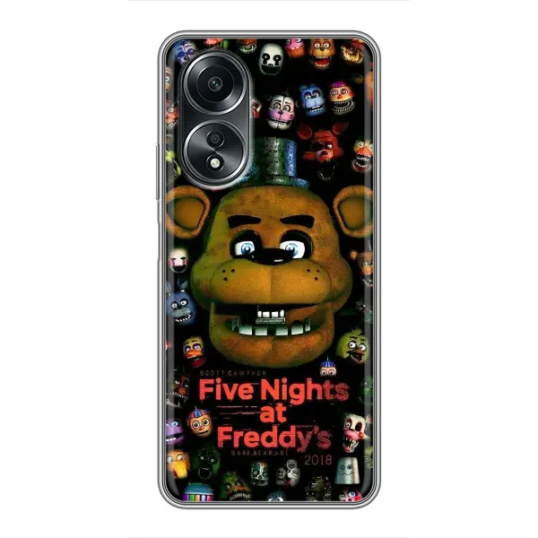 Чехол с рисунком «Freddy» для OPPO A58 (4G)
