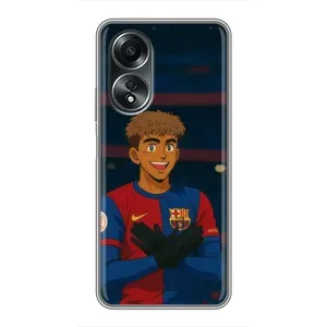 Чехол Ламин Ямаль на Оппо А58 (4G) (Футболист Ямаль)