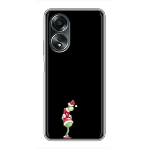 Чехол ГРИНЧ для Оппо А58 (4G) (Гринч на чорном)