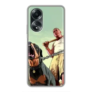 Чехол с рисунком «GTA» для OPPO A58 (4G)