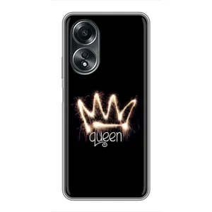 Чохол (Корона на чорному фоні) для Оппо А58 (4G) (Корона)