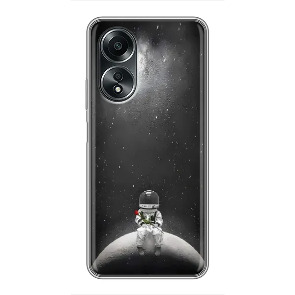 Чехол с рисунком «Космонавт романтик» для OPPO A58 (4G) Чехол с рисунком «Космонавт романтик» для OPPO A58 (4G)