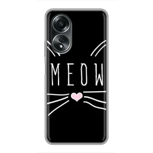 Бампер с изображением Котиков для Оппо А58 (4G) (КОТИК MEOW)