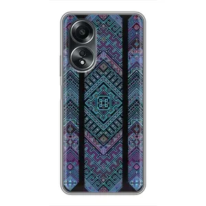 Силиконовый Чехол на OPPO A58 (4G) (Крутой орнамент)