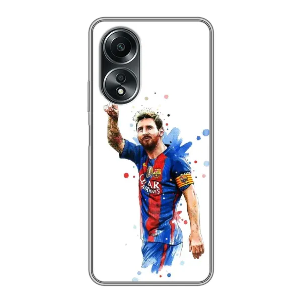 Чехол с рисунком «Leo Messi» для OPPO A58 (4G)
