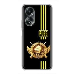 Чехол (TPU) с картинкой "Лого Пабг" на Оппо А58 (4G) (Лого PUPG)