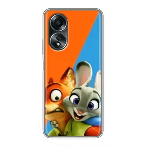 Чохли ЗООТРОПОЛІС для OPPO A58 (4G) (Нік і Хопс)