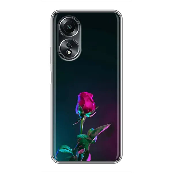Чехол с рисунком «Ночная роза» для OPPO A58 (4G) Чехол с рисунком «Ночная роза» для OPPO A58 (4G)
