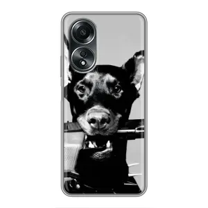 Чохол ДОБЕРМАН для OPPO A58 (4G) (Небезпечний доберман)