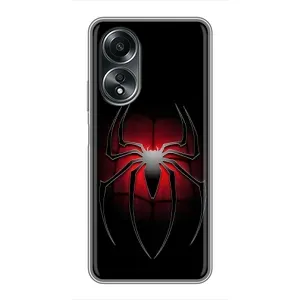 Чехол Супергерой Человека Паука на OPPO A58 (4G) (Паук)