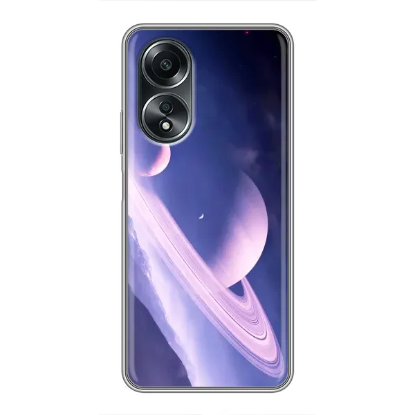 Чехол с рисунком «Планета в космосе» для OPPO A58 (4G) Чехол с рисунком «Планета в космосе» для OPPO A58 (4G)
