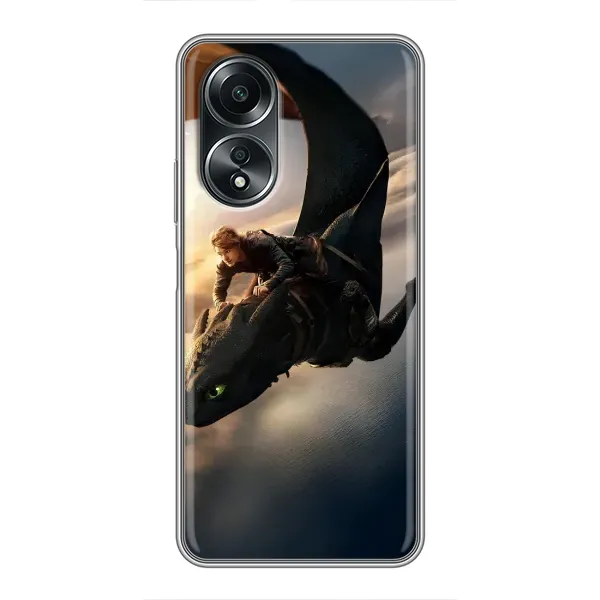 Чехол с рисунком «Полет Беззубика» для OPPO A58 (4G) Чехол с рисунком «Полет Беззубика» для OPPO A58 (4G)