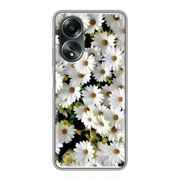 Чехол с рисунком «Рамка в ромашках» для OPPO A58 (4G) Чехол с рисунком «Рамка в ромашках» для OPPO A58 (4G)