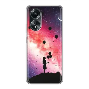 Силіконові Чохли Коханій людині для OPPO A58 (4G) (Кулі в небі)