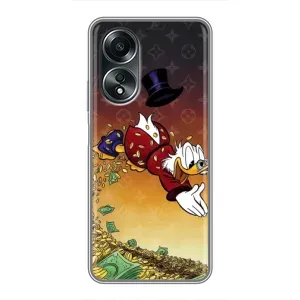 Силіконовий чохол для OPPO A58 (4G) (Скрудж Луі Віттон)