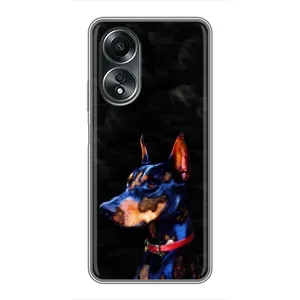 Бампер для OPPO A58 (4G) з картинкою "Песики" (Собака Мопсік)