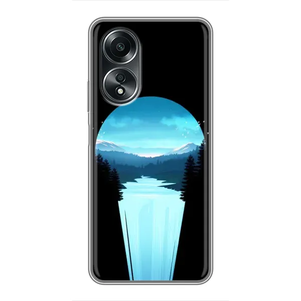 Чехол с рисунком «Синий Водопад» для OPPO A58 (4G) Чехол с рисунком «Синий Водопад» для OPPO A58 (4G)