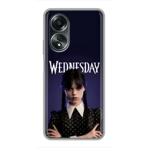 Чехлы с принтом Уэнсдей на OPPO A58 (4G) (Wednesdey)