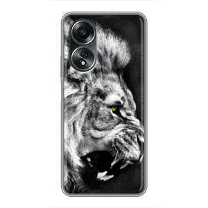 Чехол с картинкой на OPPO A58 (4G) (Злой ЛЕВ)