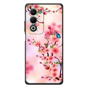 Чехол с принтом САКУРЫ на OPPO A5m (Бабочки на сакуре)
