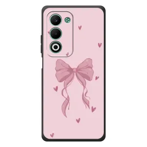 Чехол банты для OPPO A5m (Бант на розовом)