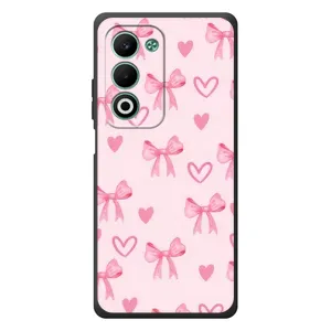 Чехол банты для OPPO A5m (Бантики и сердечки)