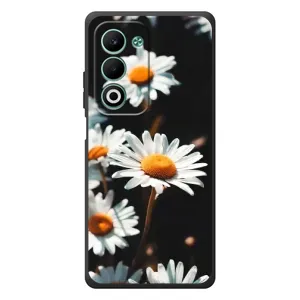 Чехол с ромашками на OPPO A5m (Белые ромашки)