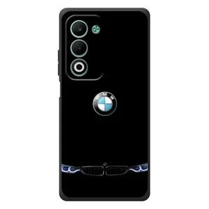 Силіконовий бампер з картинкою машини на OPPO A5m (Чорний BMW)