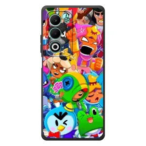 Силиконовый Чехол на OPPO A5m с картинкой Brawl Stars (Brawl-Stars)