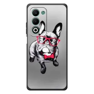 Чехол (ТПУ) Милые собачки для OPPO A5m (Бульдог в очках)