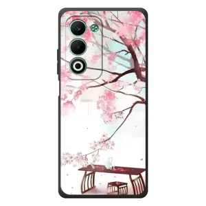 Чехол с принтом САКУРЫ на OPPO A5m (Чайная церемония)