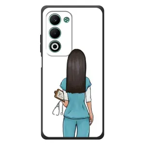 Силиконовый бампер (Работники) на OPPO A5m (Доктор)