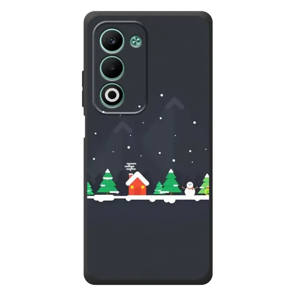 Чехол с рисунком «Город зимний» для OPPO A5m Чехол с рисунком «Город зимний» для OPPO A5m