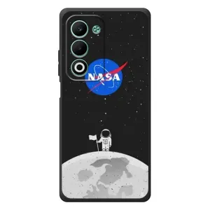 Силіконовый бампер з принтом "Наса" на OPPO A5m (Космонавт NASA)