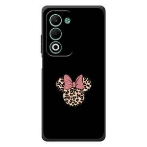 Чехол с леопардовым принтом на OPPO A5m (Леопардовая Минни)