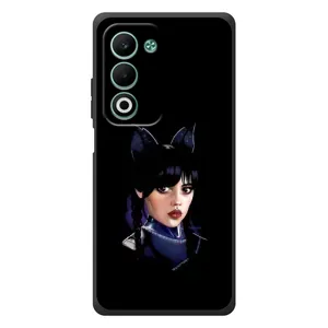 Чохол з картинкою Венсдей на OPPO A5m (Мила Венсдей)