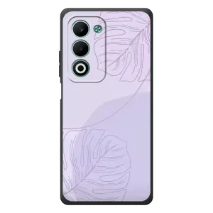 Чохол квітковий дизайн для OPPO A5m (Монстера фіолетова)