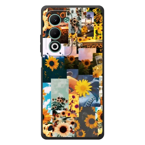Чехол с рисунком «Подсолнуховый дизайн» для OPPO A5m Чехол с рисунком «Подсолнуховый дизайн» для OPPO A5m