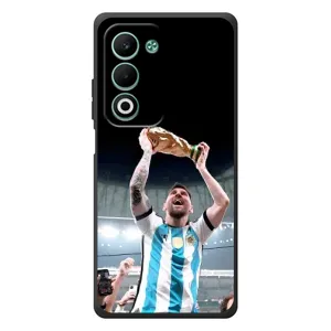 Чехлы Лео Месси Аргентина для OPPO A5m (Счастливый Месси)
