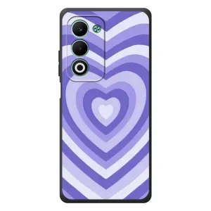 Чехлы с тематикой "Маленькие Сердечки" на OPPO A5m (Сердце фиолет)