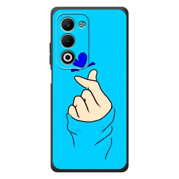 Чехол с рисунком «Сердце на синем» для OPPO A5m Чехол с рисунком «Сердце на синем» для OPPO A5m