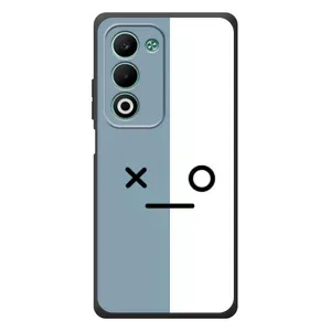 Силиконовые Чехлы (смешные стикеры) для OPPO A5m (Серо-белый)