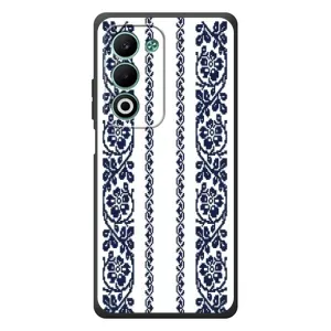 Силіконовый Чохол на OPPO A5m з картинкой Вишиванки (Синя вишиванка)