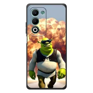 Друкований чохол з принтом Шрек для OPPO A5m (Епічний вибух Шрек)