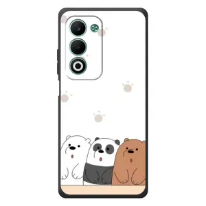 Чехлы с изображением разных животных для OPPO A5m (Удивленные медвеженки)