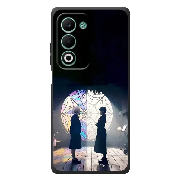 Чехол с рисунком «Уэнсдей и Энди» для OPPO A5m Чехол с рисунком «Уэнсдей и Энди» для OPPO A5m