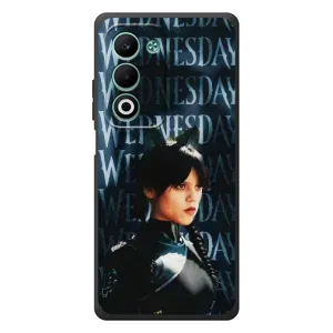 Чохол з картинкою Венсдей на OPPO A5m (Вендсдей з ушками)